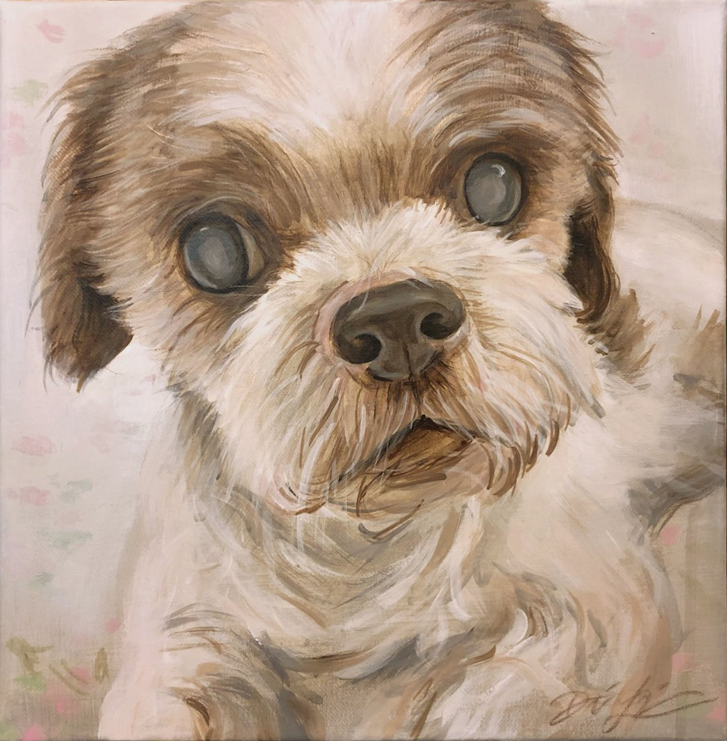 Maximus. 2024. Acrylics on Canvas - 24 x 24"