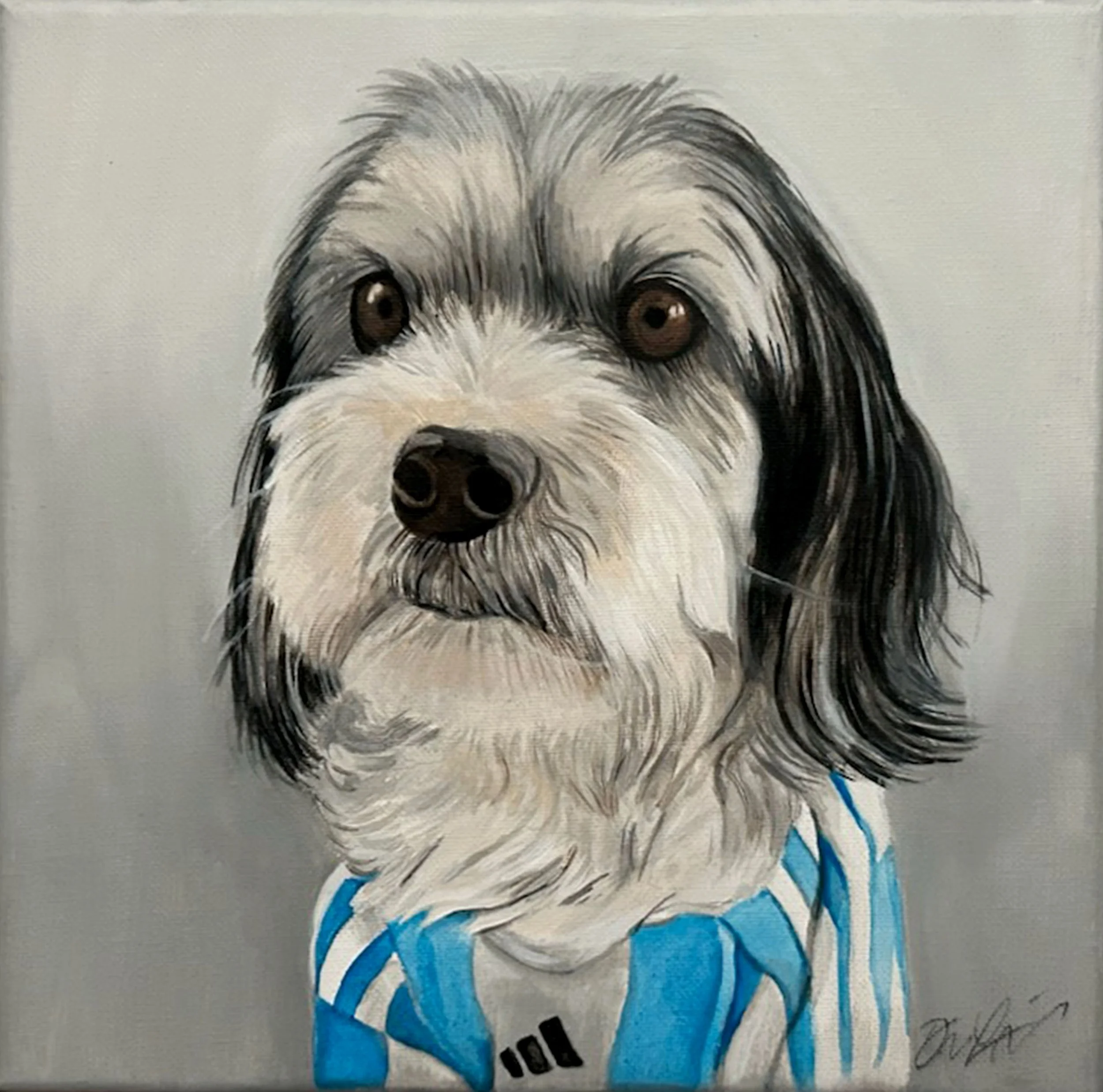 Pablito. 2024. Acrylics on Canvas - 24" x 24"