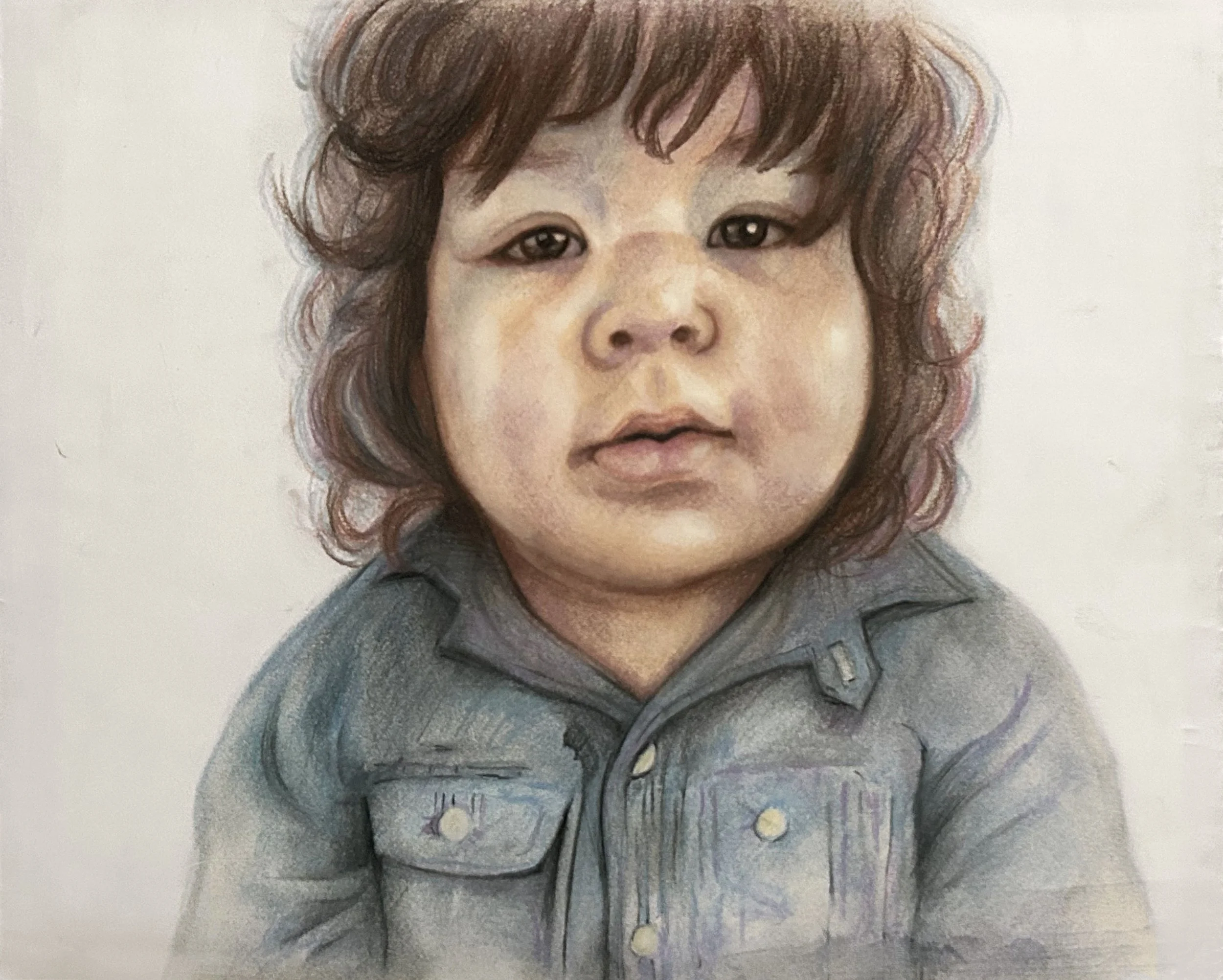 Ian Alessandro. 2024. Pastels on Paper - 30 x 24"