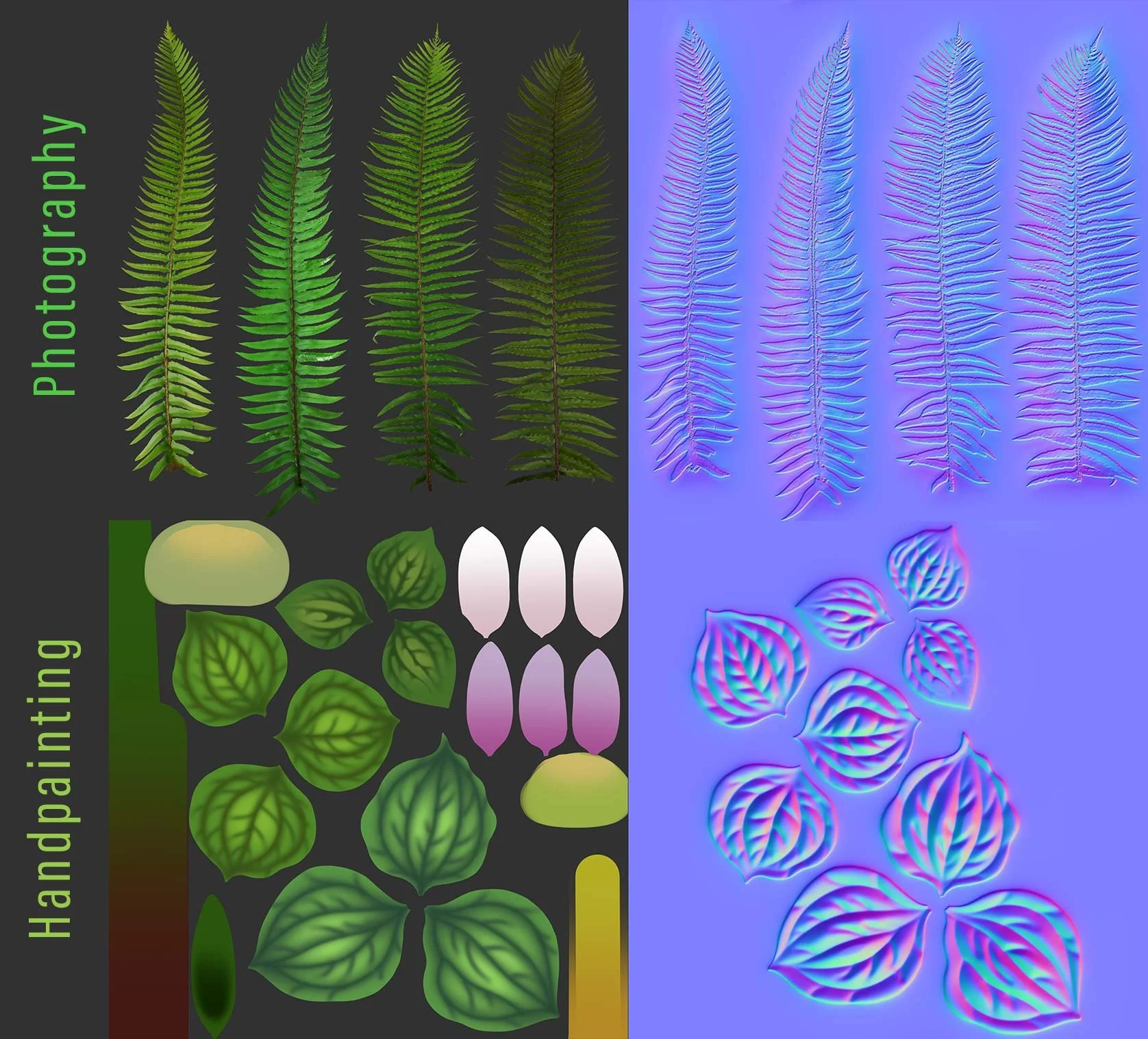 Pacific Northwest in Spring - Texture Creation - 2021