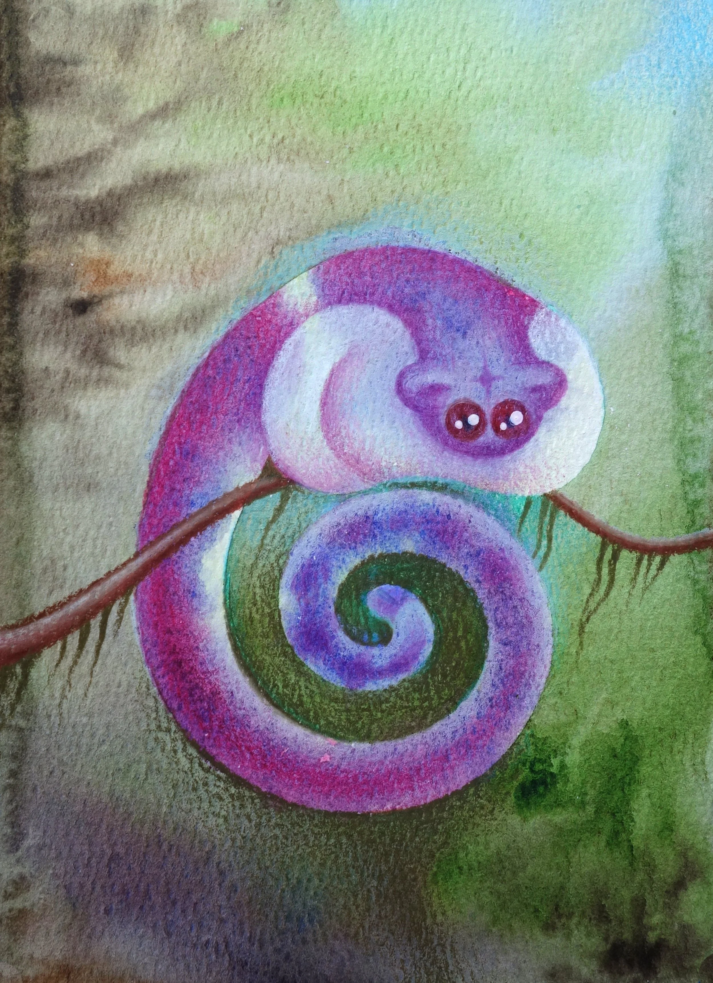 Purple 'Supe Art Print