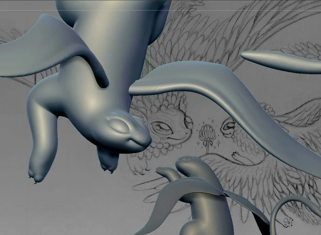 Family - Zbrush model - 2021