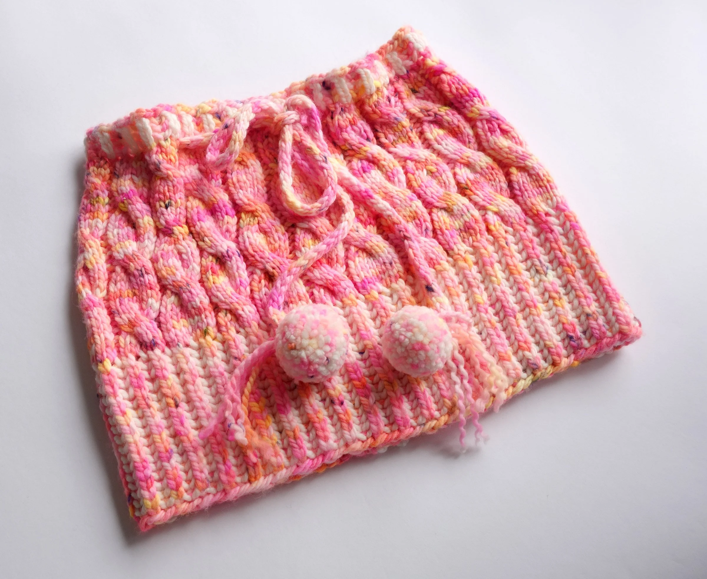 Legally Blonde skirt- Hand dyed wool- 2024