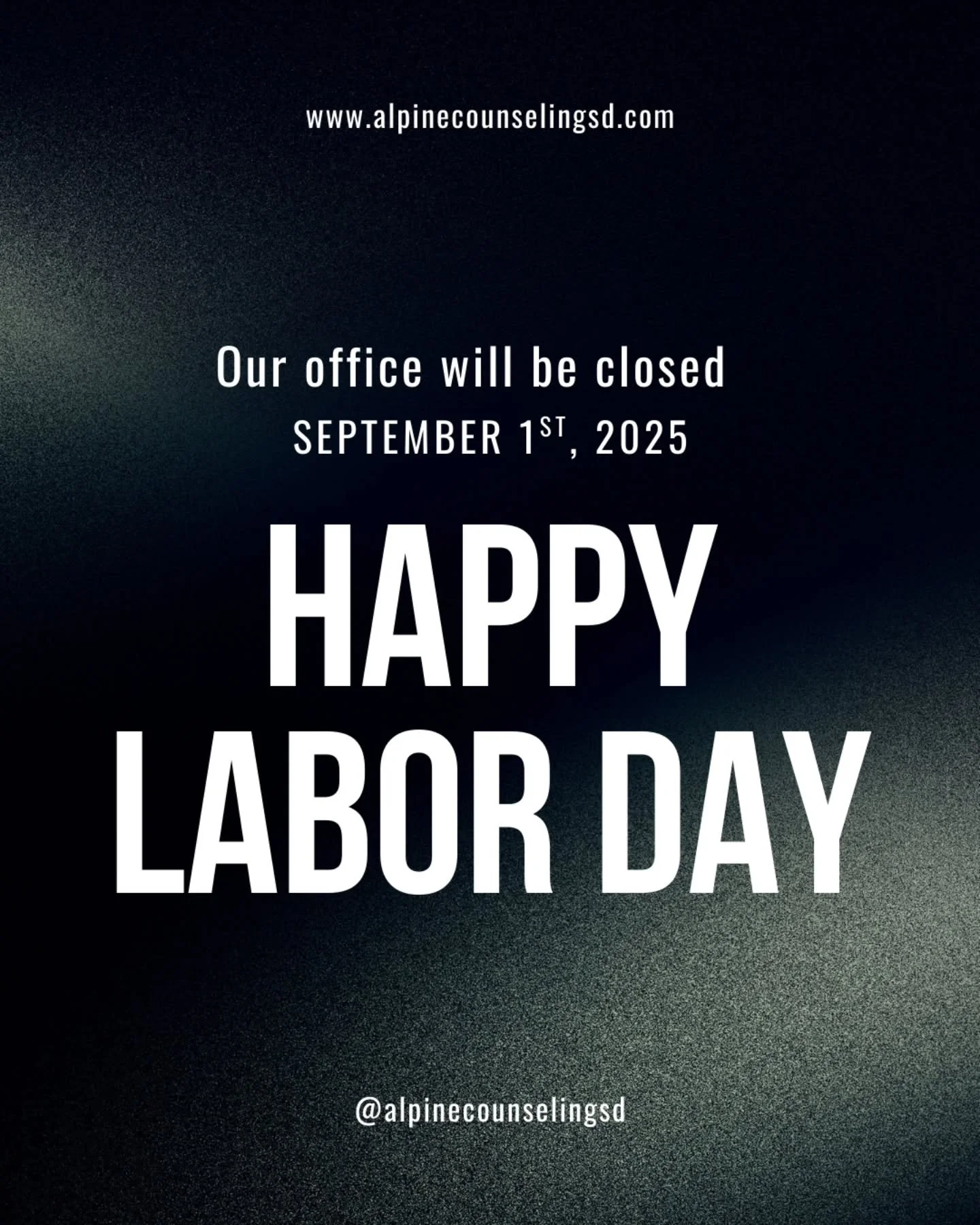 Happy Labor Day! πΊπΈ
Our office will be closed Monday, September 1st