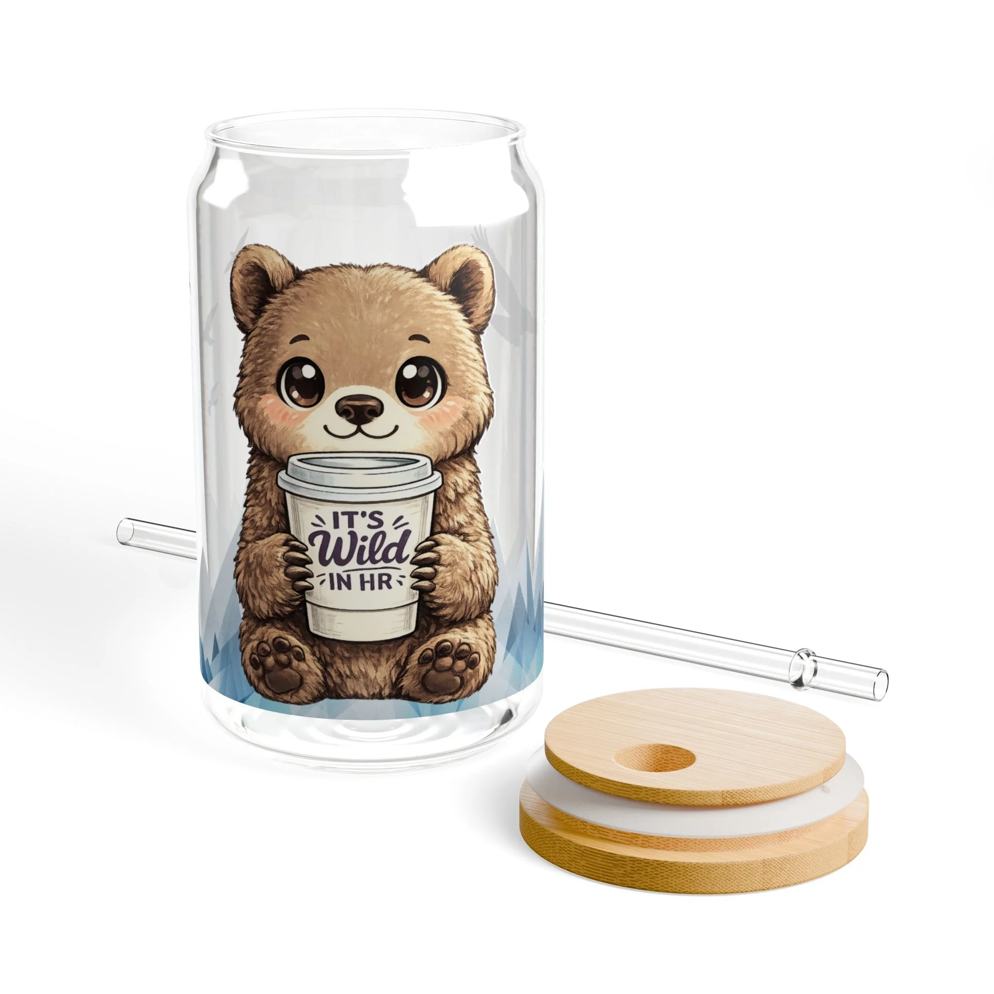 It’s Wild in HR Kawaii Bear | HR Sipper Glass