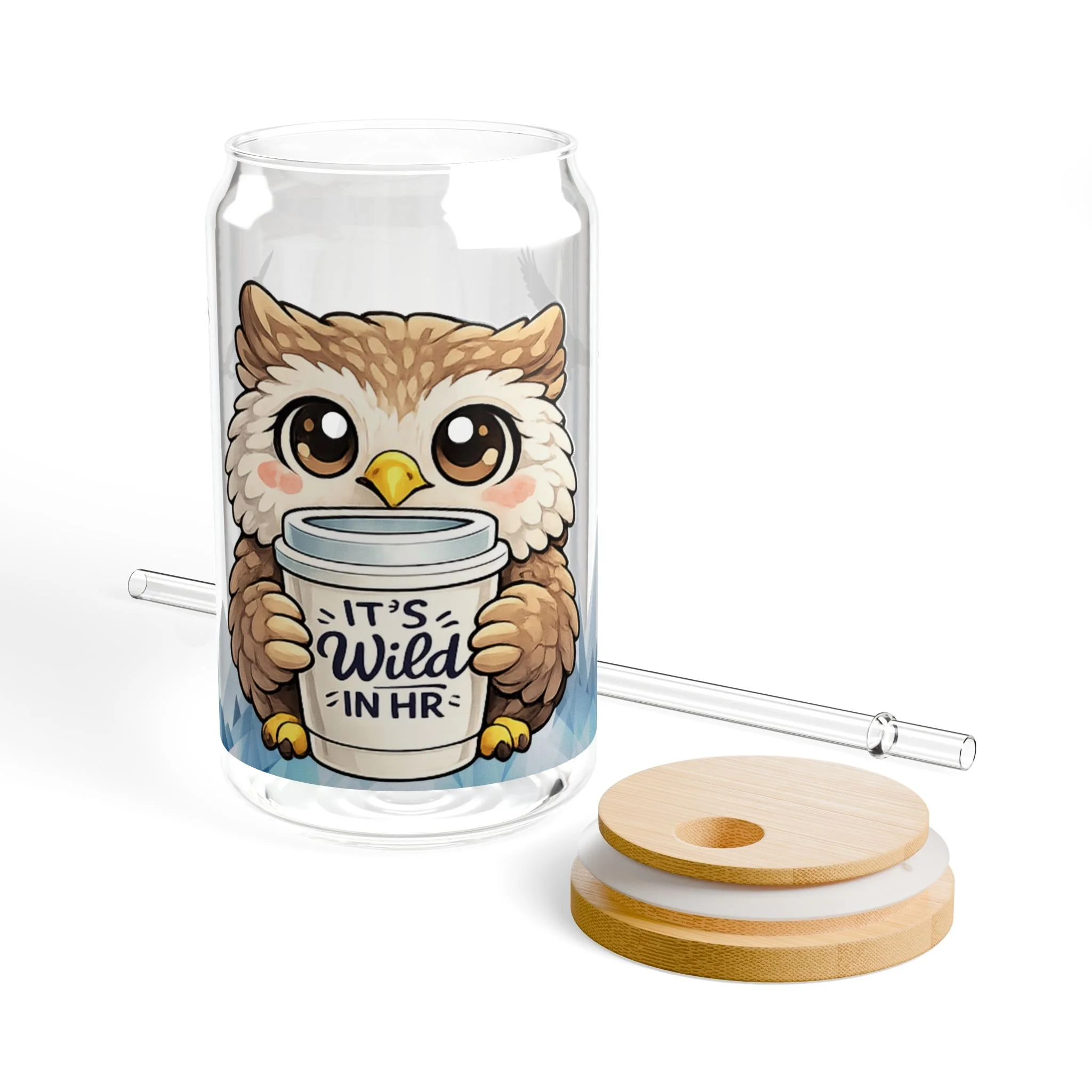 It’s Wild in HR Kawaii Owl | HR Sipper Glass