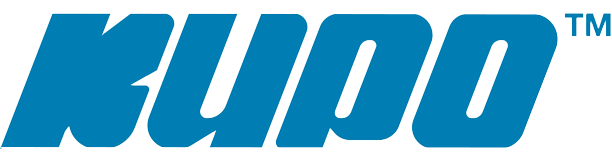 The Kudo logo in bold blue text with a trademark symbol.