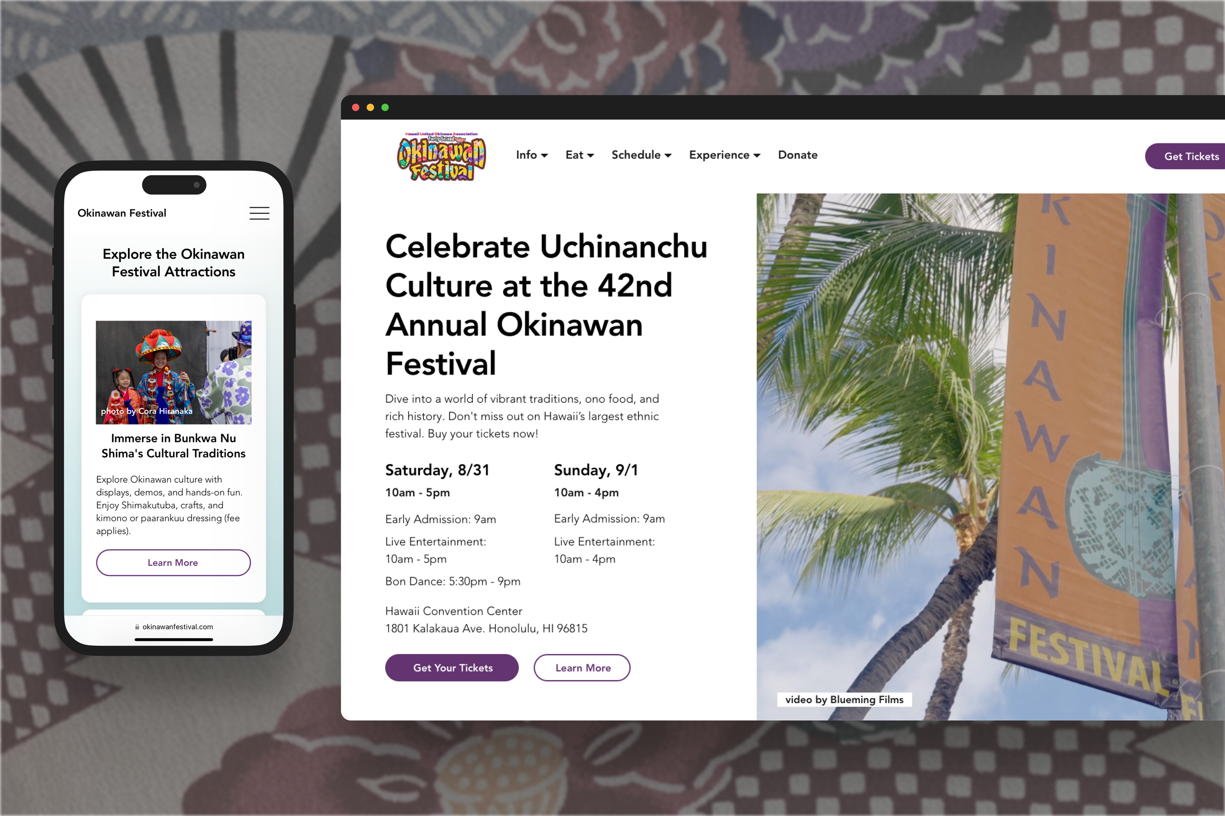 OKINAWAN FESTIVAL: 
Event Information Hub