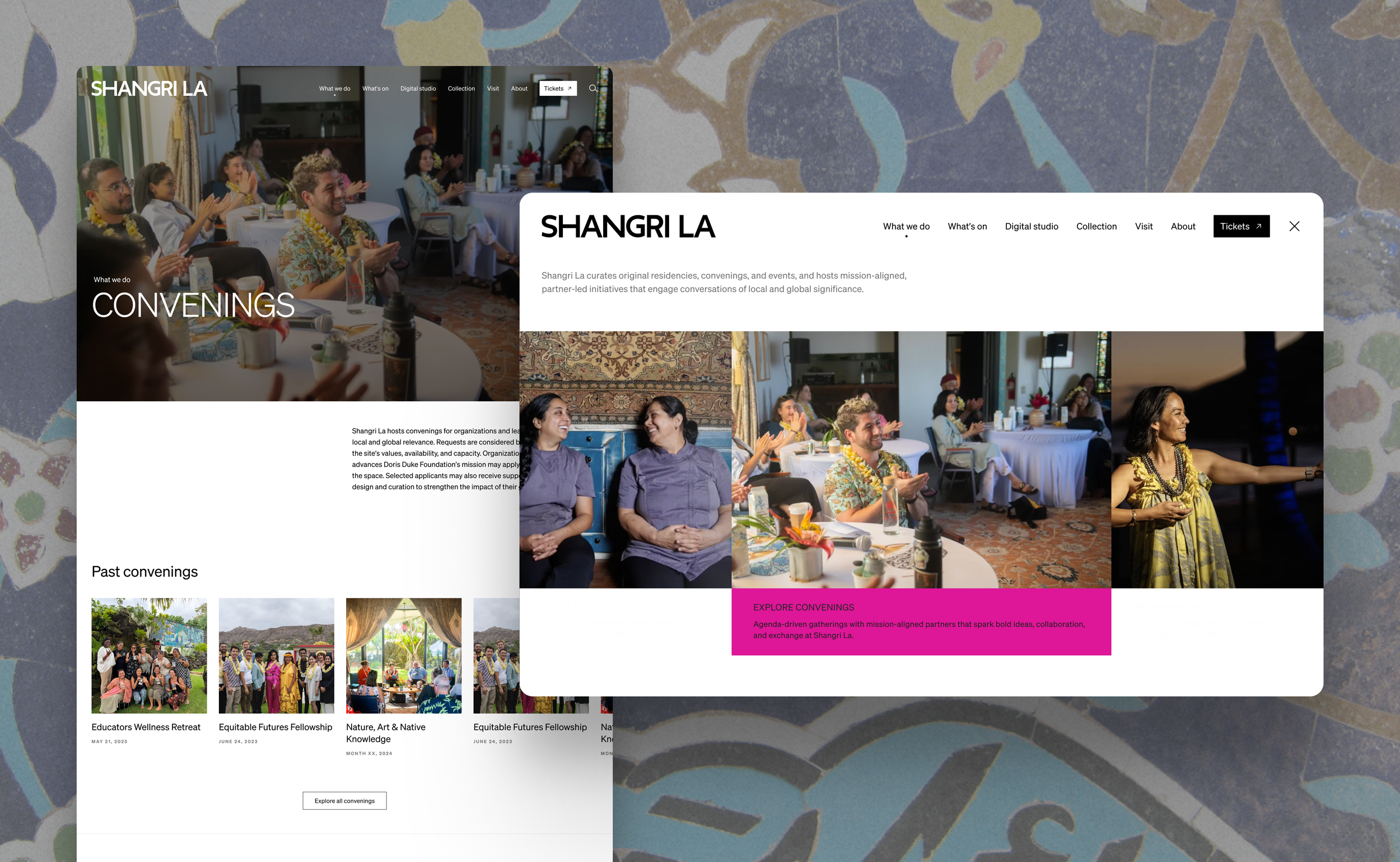 SHANGRI LA: 
Design System + Website Rebrand