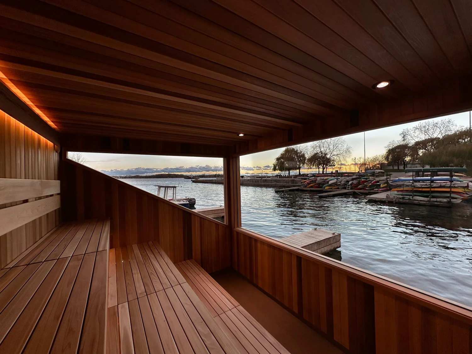 Floating Sauna & Cold Plunge in Kelowna & Toronto | Löyly Floating Sauna