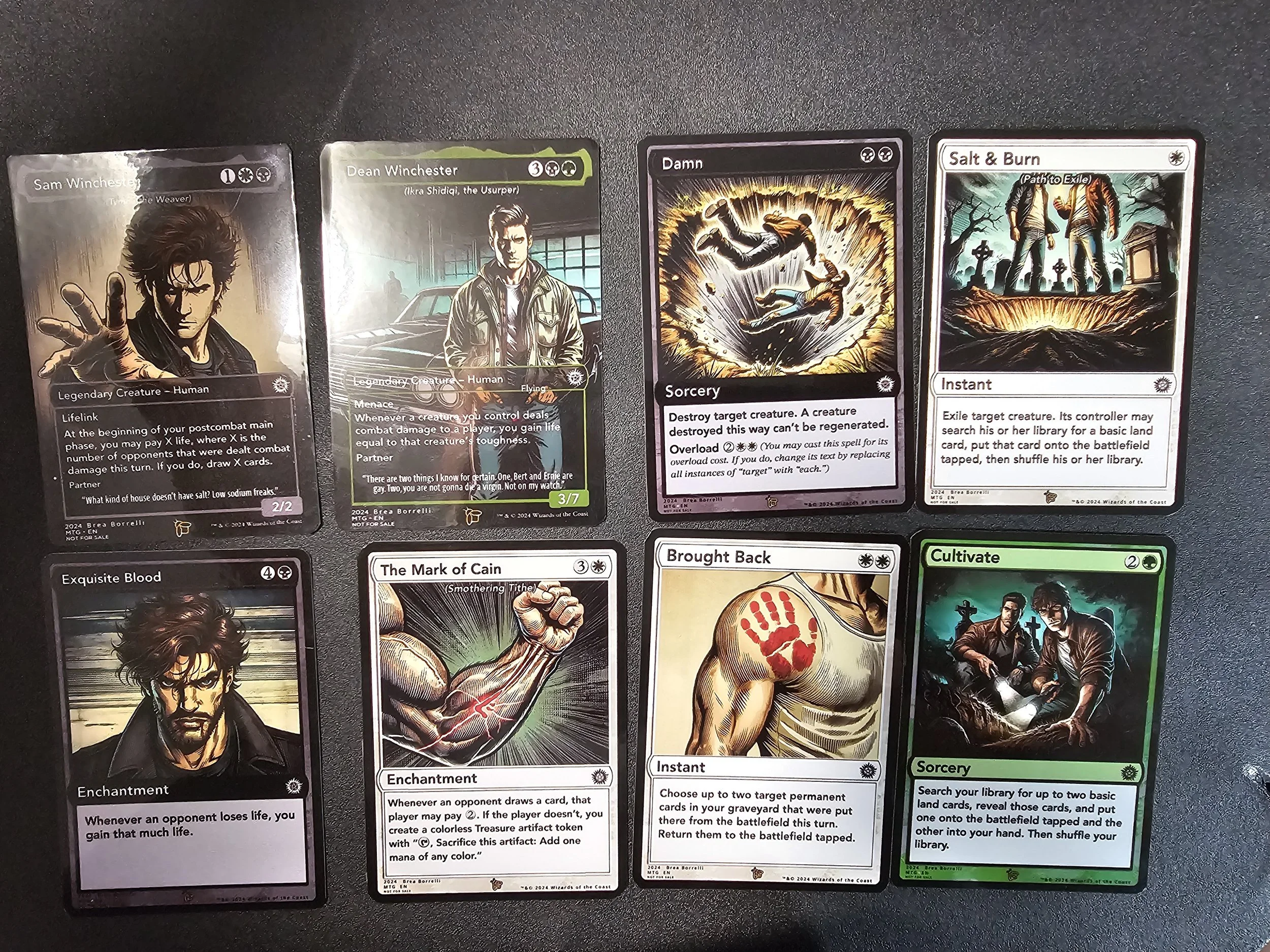 supernatural mtg cards Supernatural EDH by SACahillS