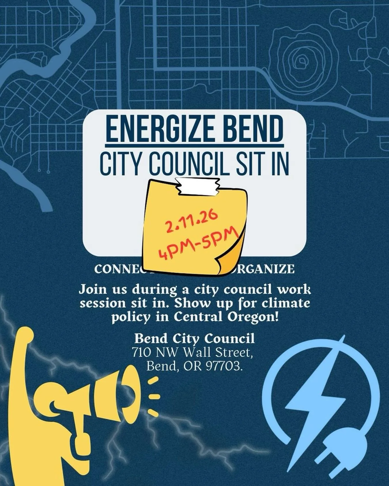 WE MADE AN OOPSIE 🙈🚨

Please join us at City Hall this AFTERNOON AT 4PM for their work session on electrification. 

You showed up at the last City Council meeting to advocate for a strong climate impact fee, THANK YOU!

Council&rsquo;s work sessio