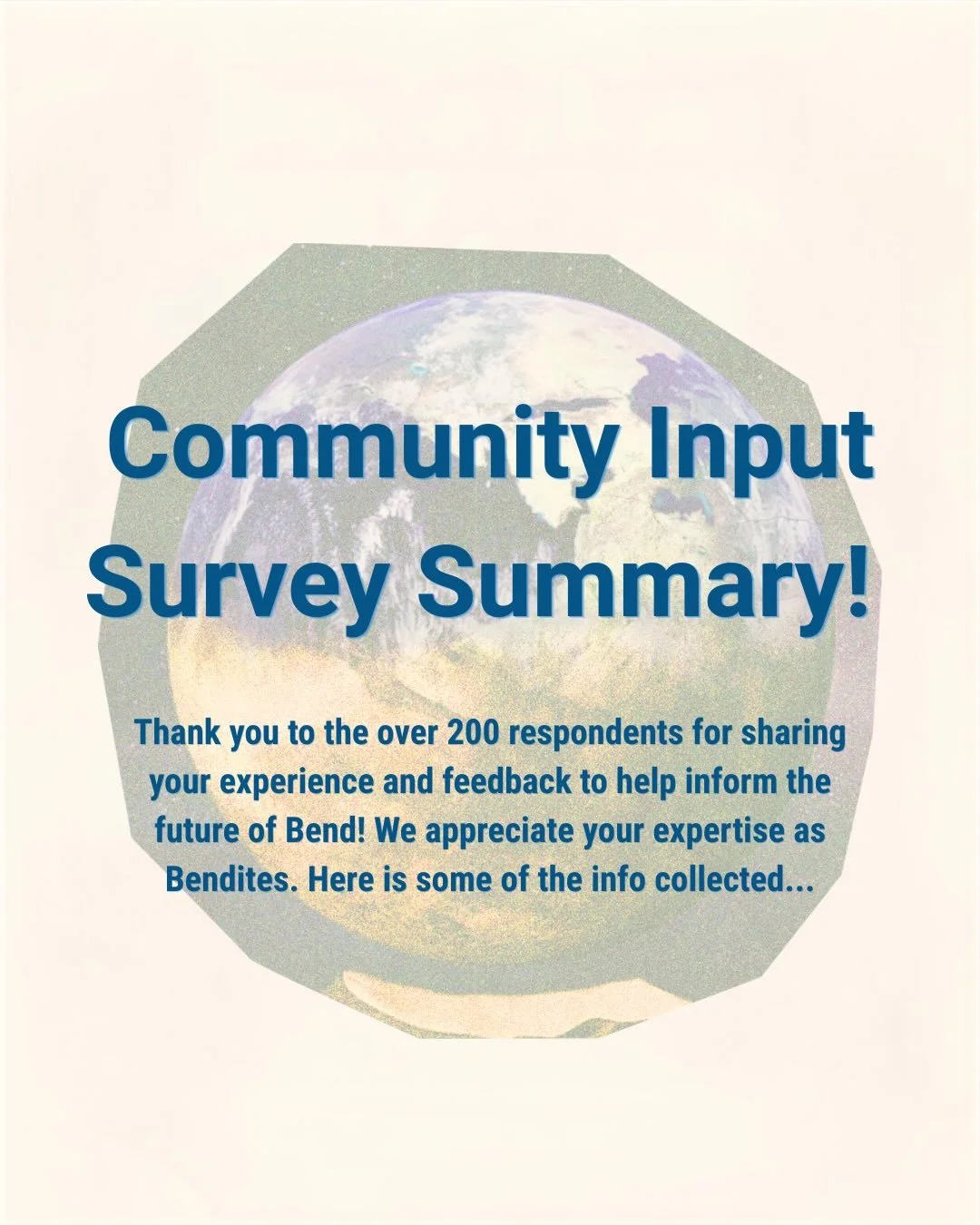 Phase one of our community engagement has wrapped up! We appreciate all those who shared their voice, who expressed their support and concerns for a more sustainable future, and we value each persons experience as it was shared! Here are some key tak