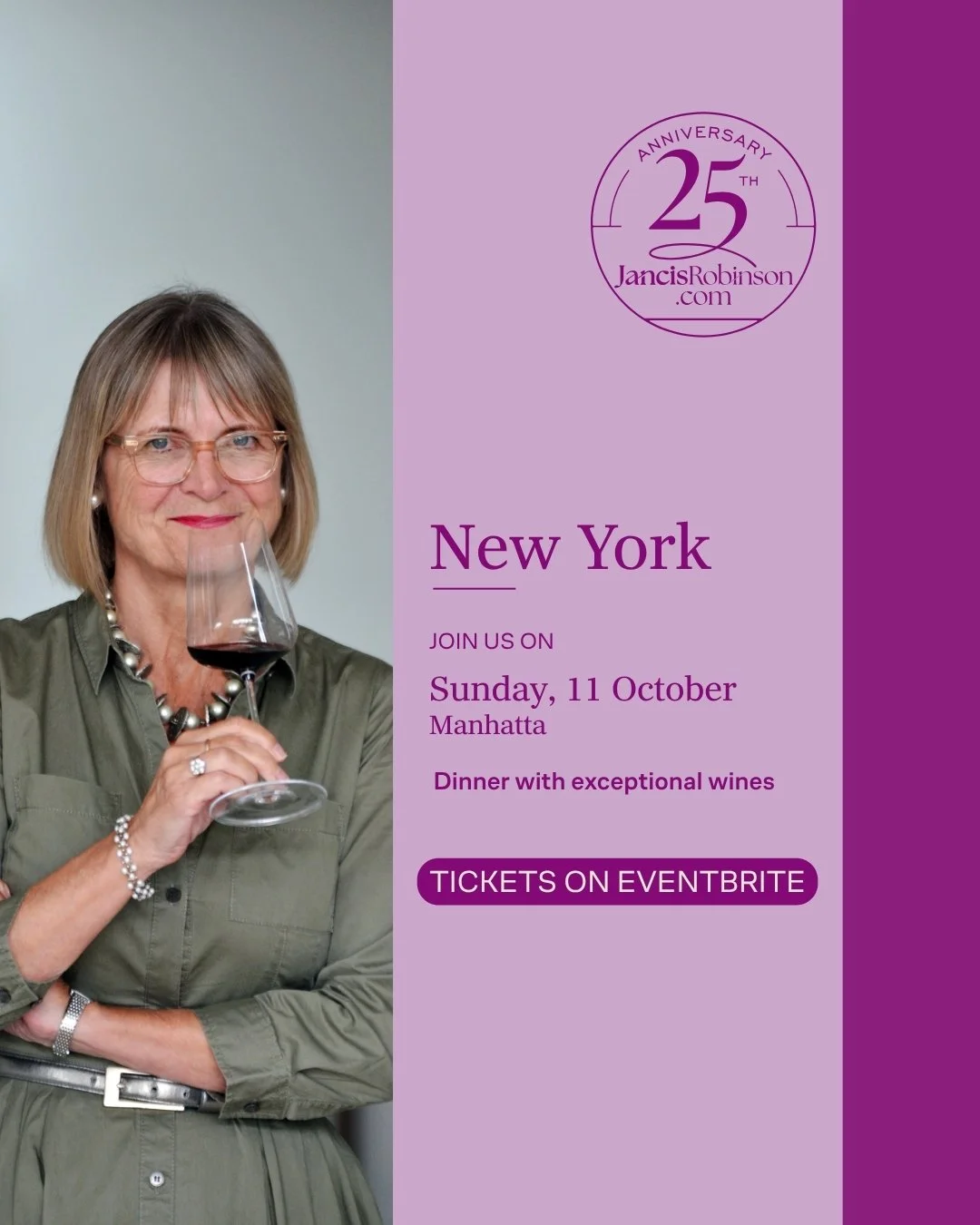 A Dinner with Exceptional Wines, Hosted by Jancis Robinson