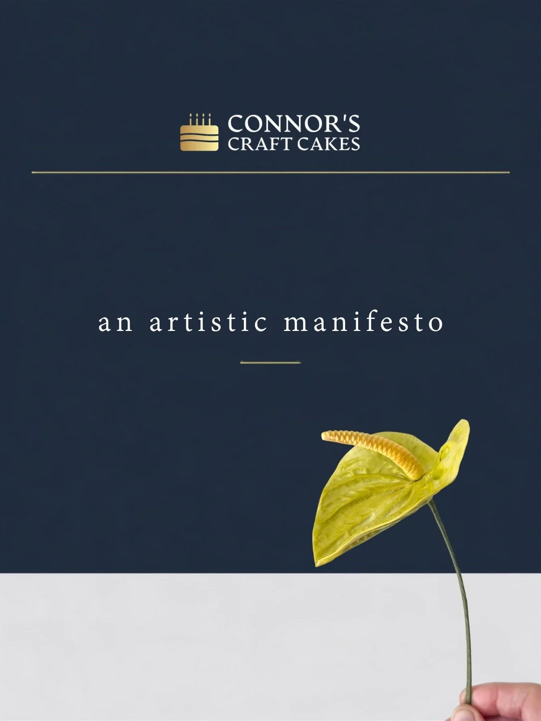 An artistic manifesto. 🏛✨

I have officially evolved. Moving forward, Connor&rsquo;s Craft Cakes is shifting its focus entirely to fine-art sculptural centerpieces&mdash;expanding the medium of what a wedding cake can truly be.

To craft a statement
