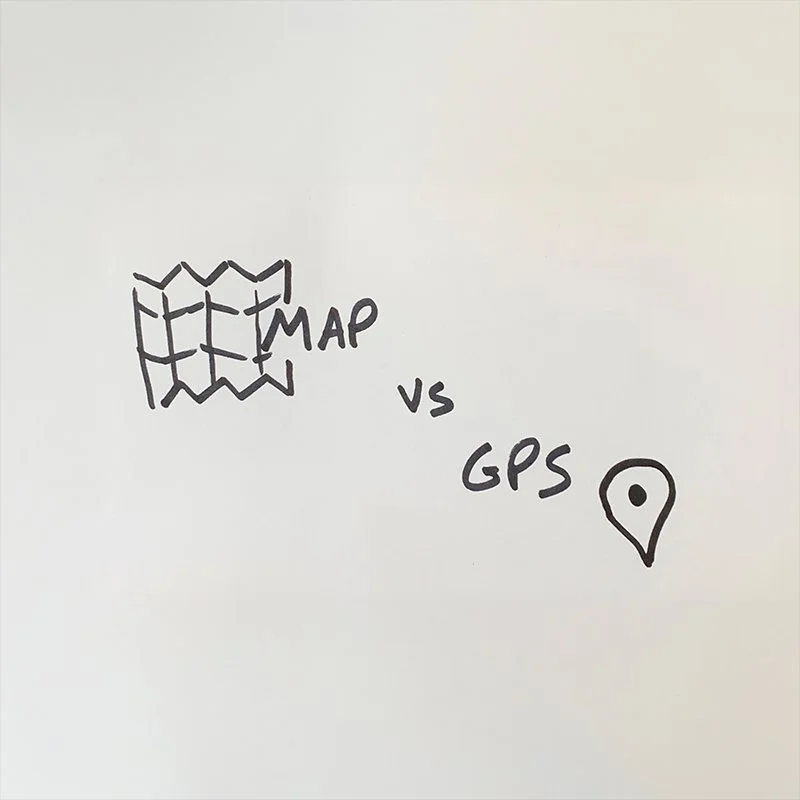 Map vs GPS