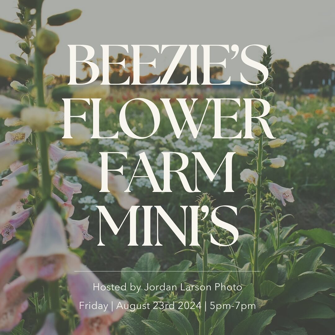 I&rsquo;ve decided to add one more FUN summer mini. This will be @beeziesblooms 🌿🌼 see you there!! 

Booking link in bio.