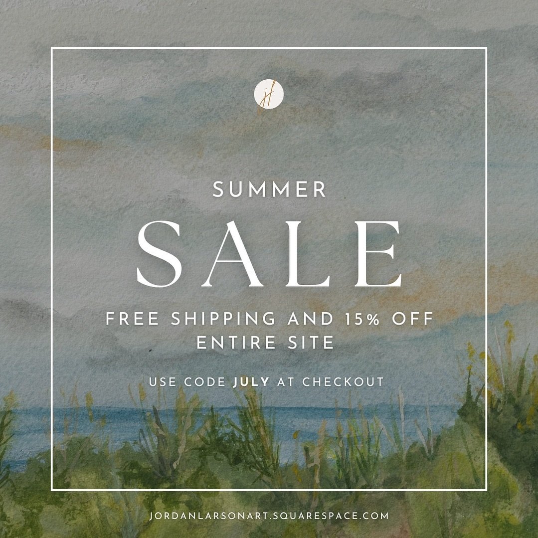 Sale ends this Sunday 07/07. Use code JULY at checkout 😘

https://jordanlarsonart.squarespace.com/