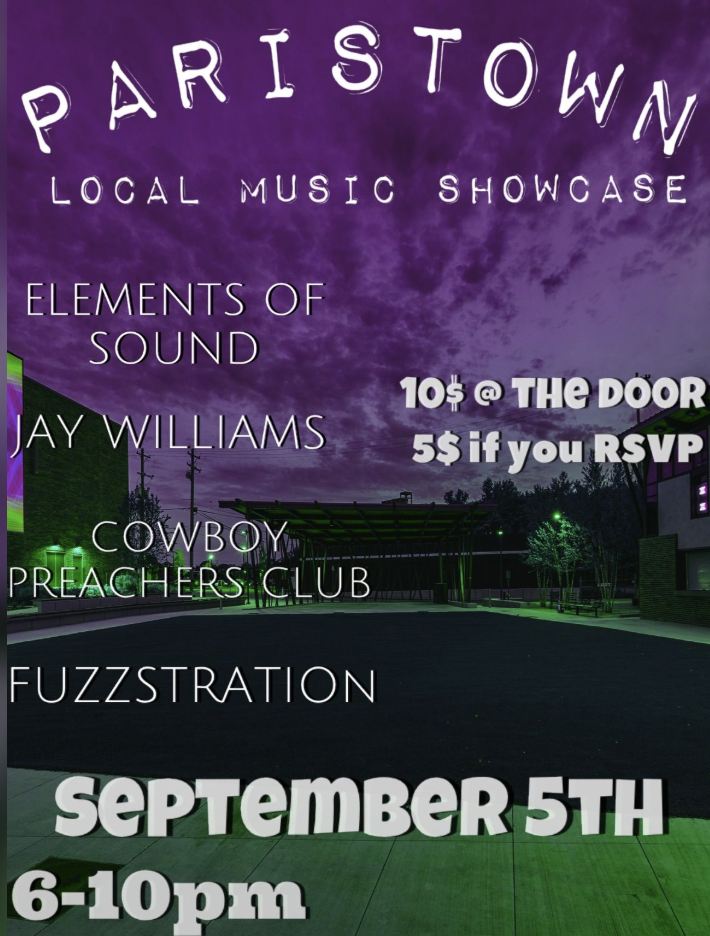 Paristown Pavilion September 5th