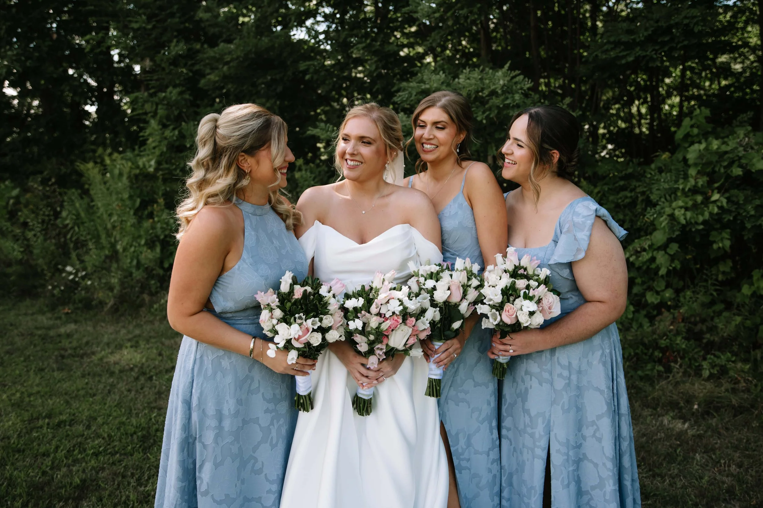 bride's side of bridal party