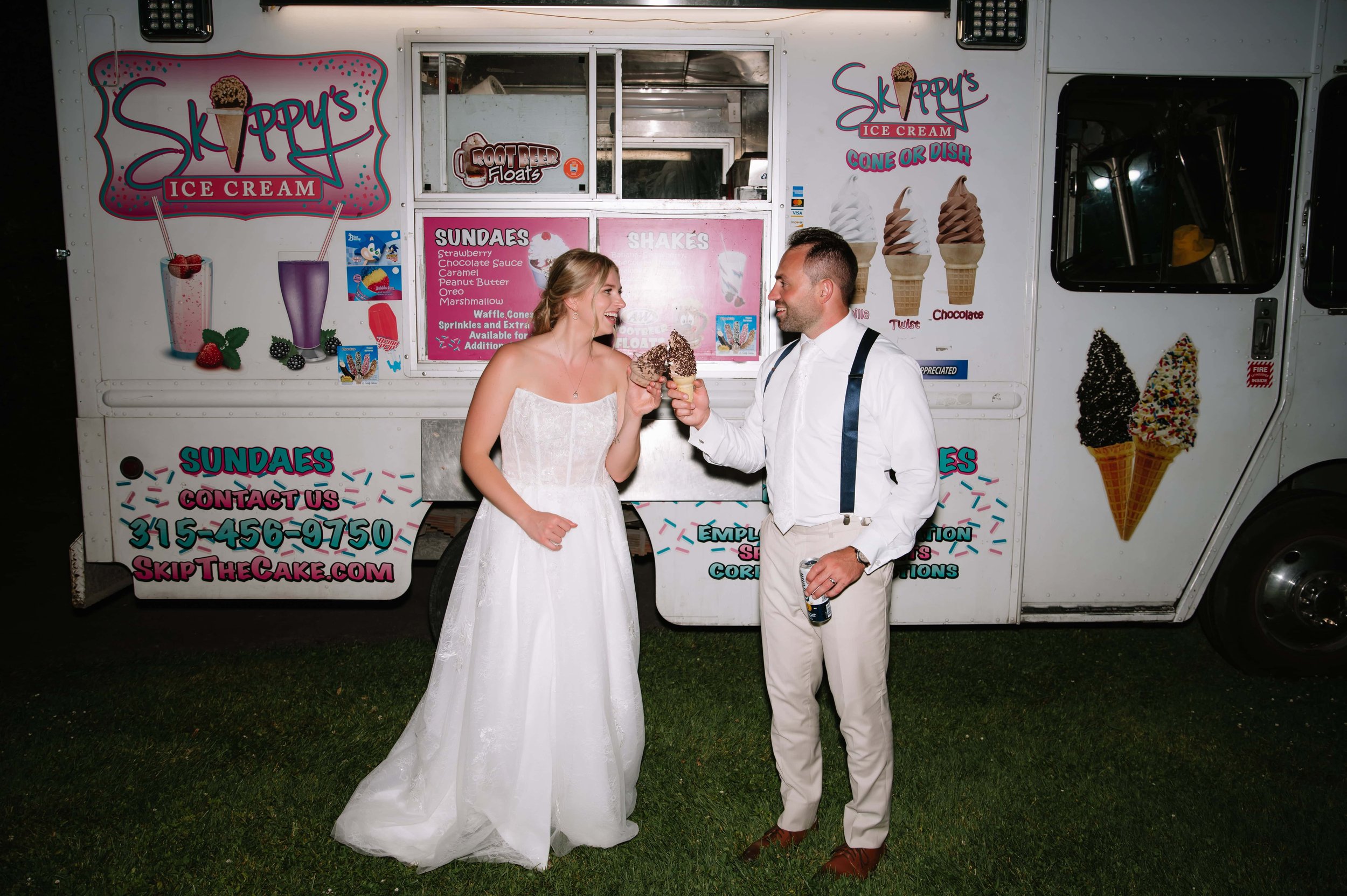 wedding couple getting ice cream.jpg