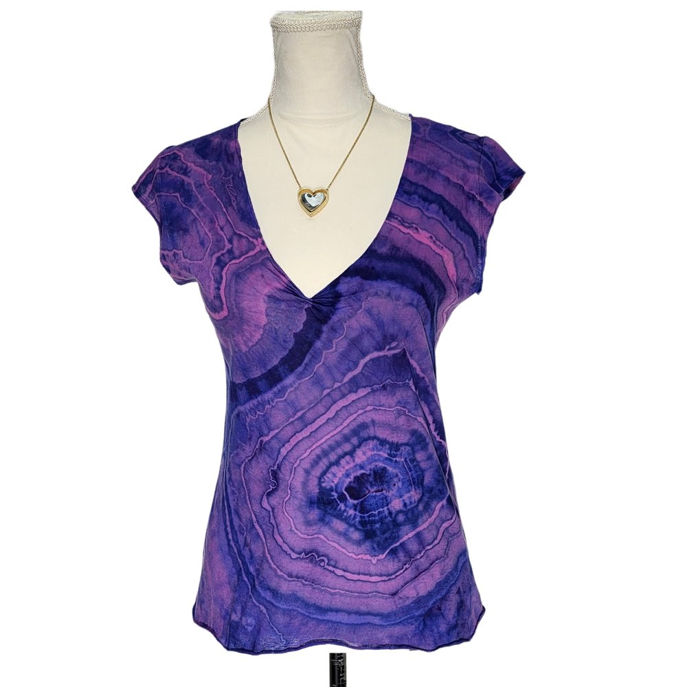 SQRL Line- 'Lucky Brand' Upcycled, Tie Dyed T-Shirt — Gladiator