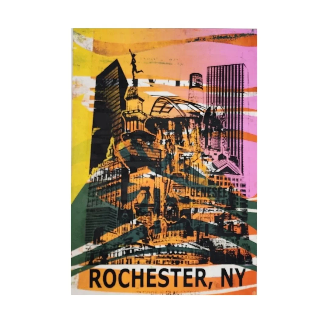 The 'Teos' Monoprint Poster 13x19" - Gladiator Art & Apparel
