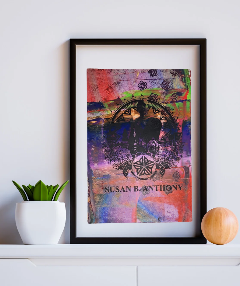 The 'Kleos' Monoprint Poster 13" x 19" - Gladiator Art & Apparel