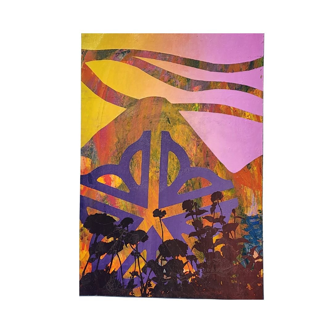 The 'Airesekui' 13" x 19" Multi-Color, Screen Printed Monoprint Poster - Gladiator Art & Apparel