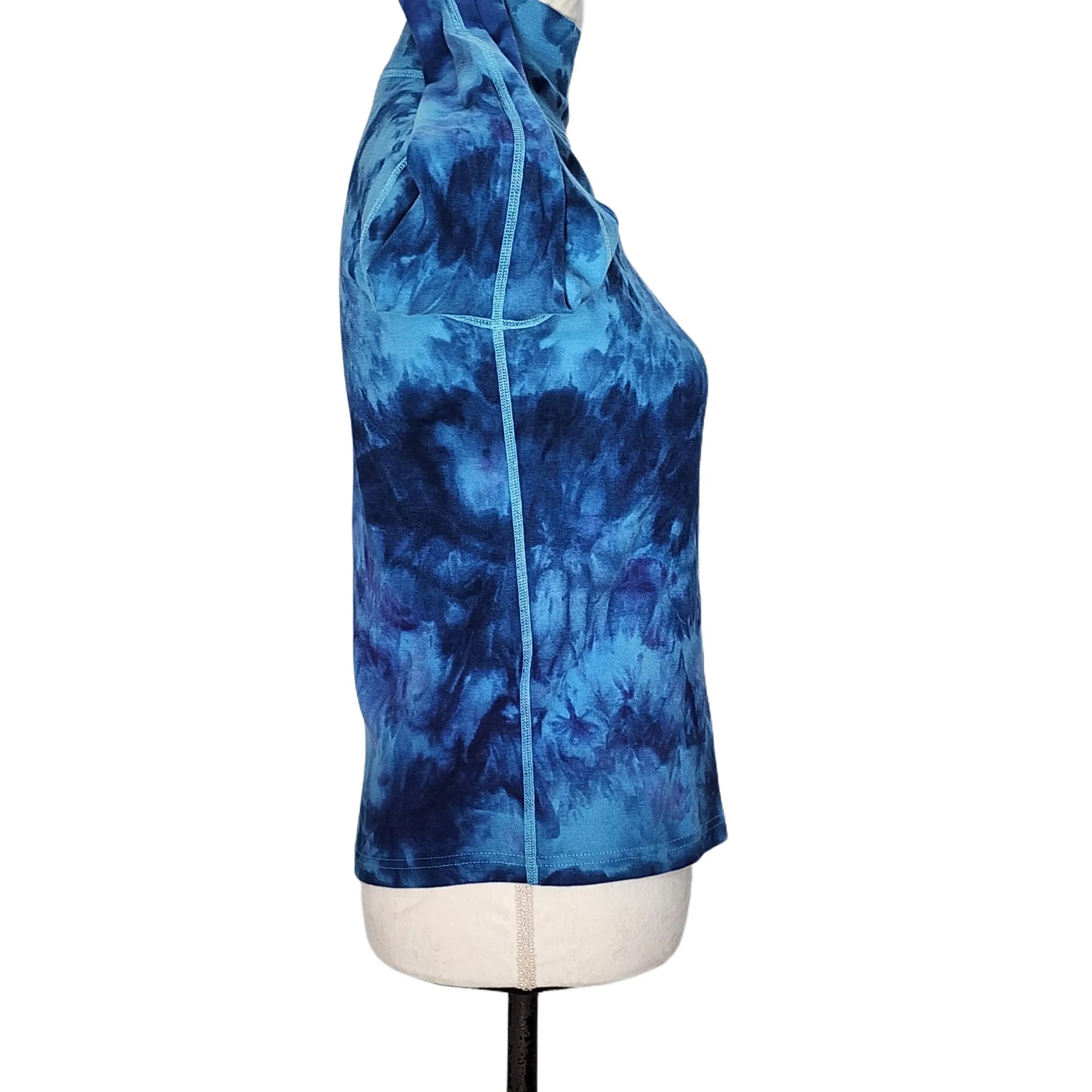 Ralph Lauren, Upcycled Tie Dyed Mock Turtleneck. Size: M - Gladiator Art & Apparel