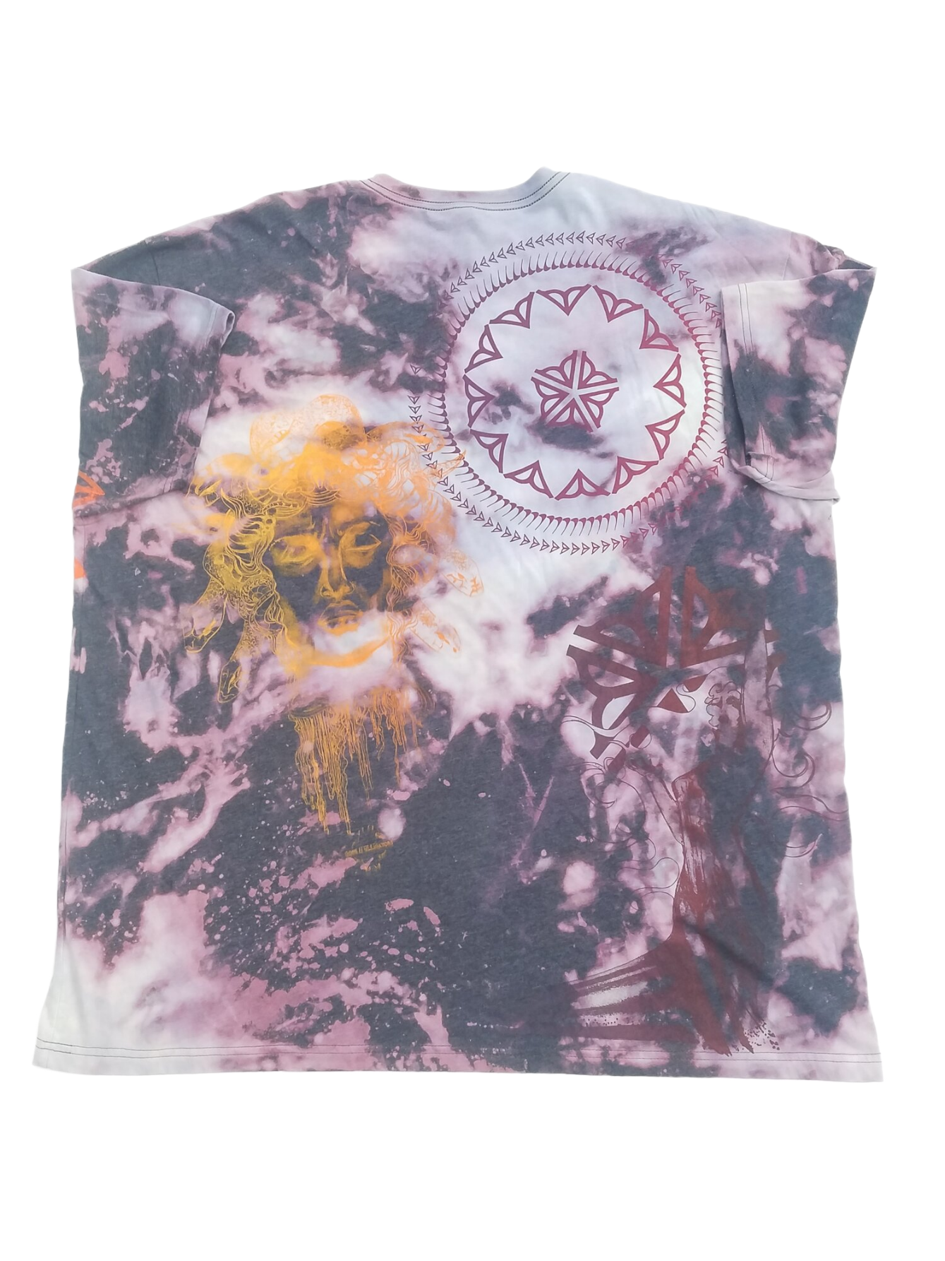 'Aether' Unisex Monoprint T-shirt Size: 3XL - Gladiator Art & Apparel