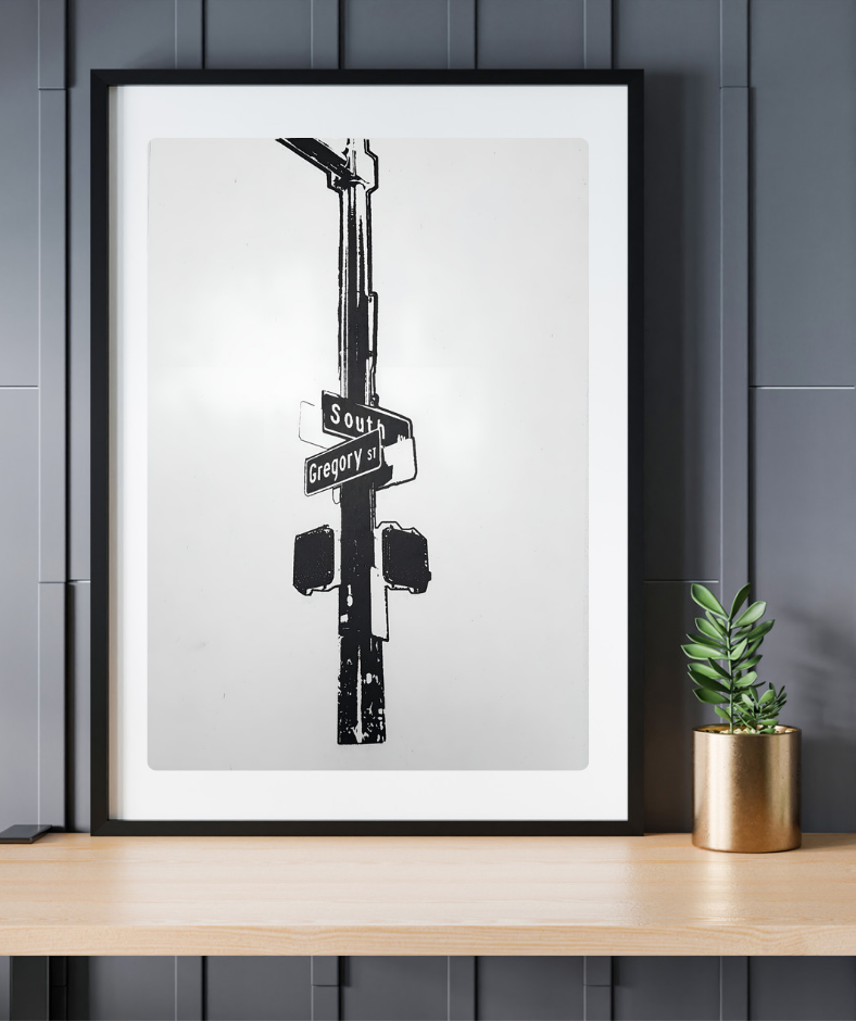 The 'South Wedge' Graphic Print