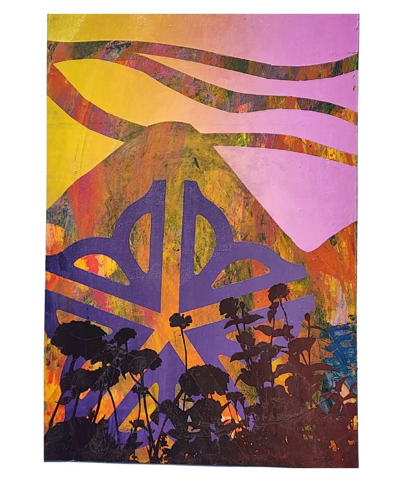 The 'Airesekui' 13" x 19" Multi-Color, Screen Printed Monoprint Poster - Gladiator Art & Apparel