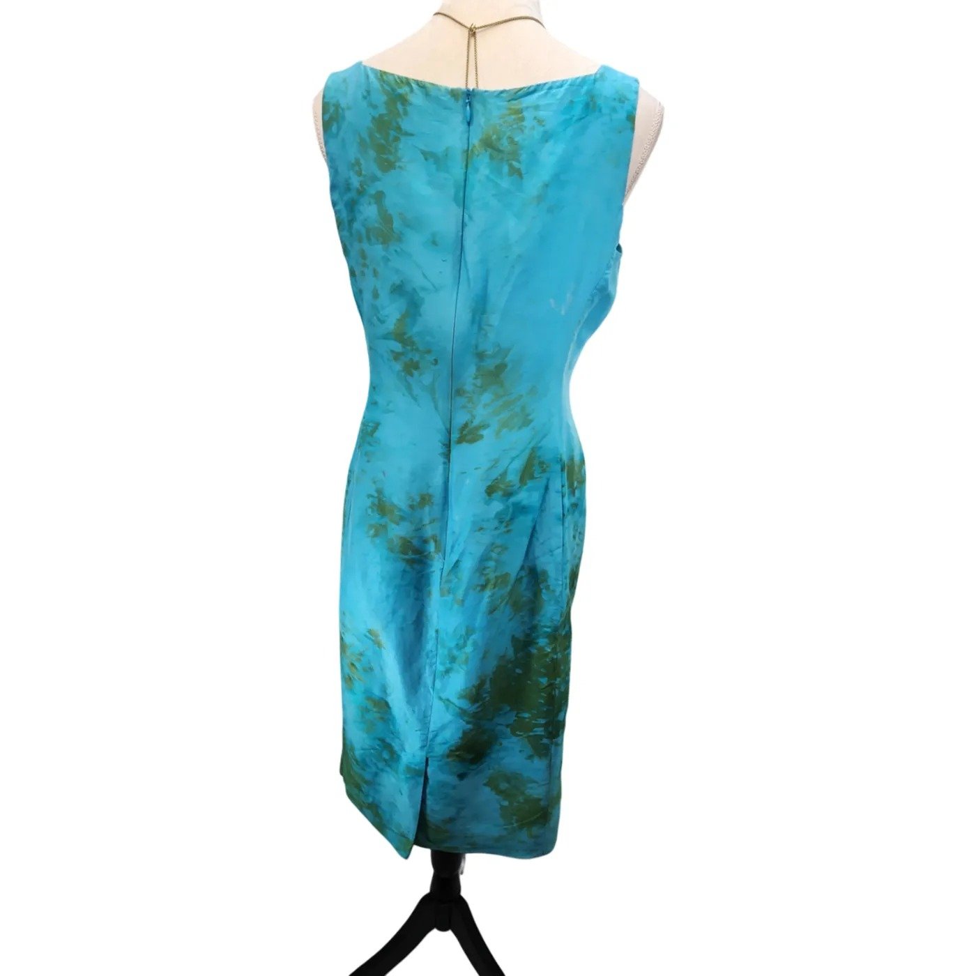 Lauren, Ralph Lauren. Reworked, 100% Silk Sheath Dress. Size: 8 - Gladiator Art & Apparel