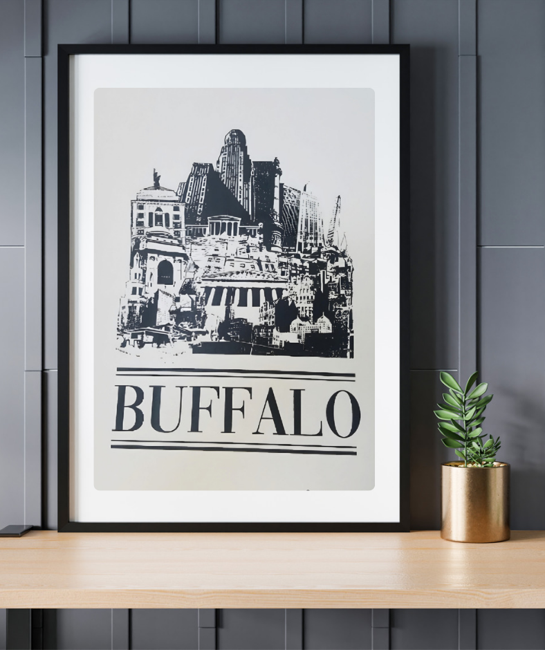 Love Buffalo Graphic Print
