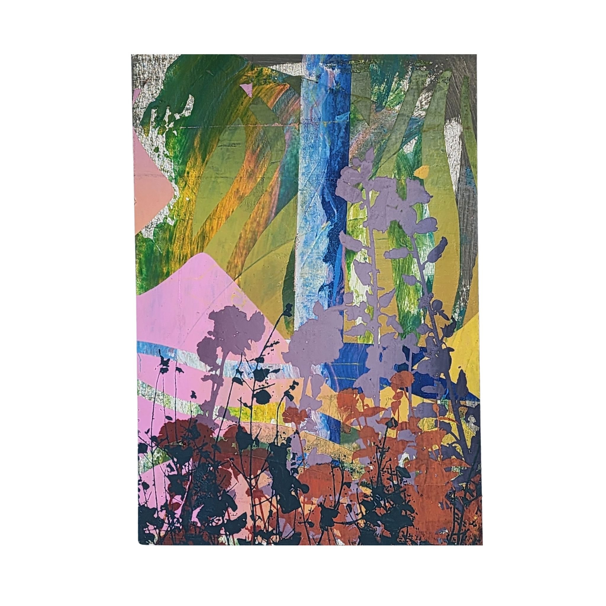 The 'Pah' 13" x 19" Multi-Color, Screen Printed Monoprint Poster - Gladiator Art & Apparel