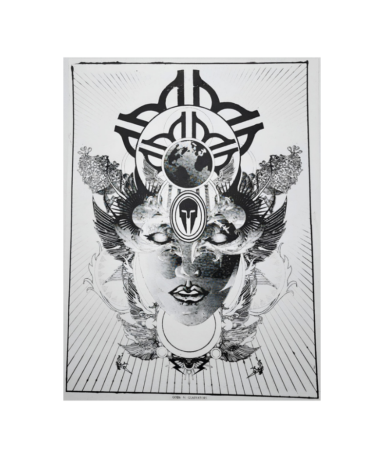 The "Flower City Dreamer" Graphic Print Poster 18" x 24" - Gladiator Art & Apparel