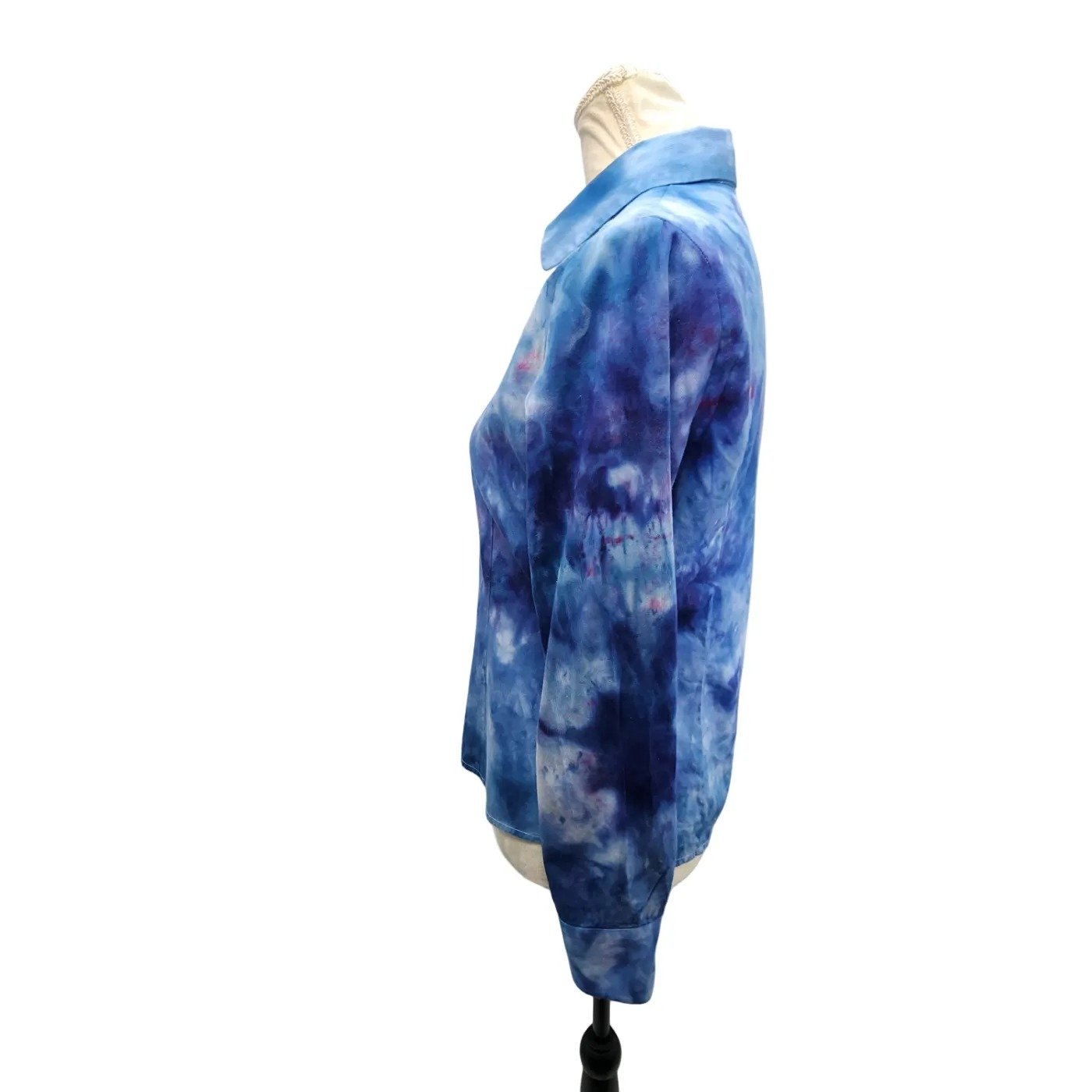 Reworked, Esprit De Corp. Tie-Dyed Button Down Shirt. Size: Small - Gladiator Art & Apparel