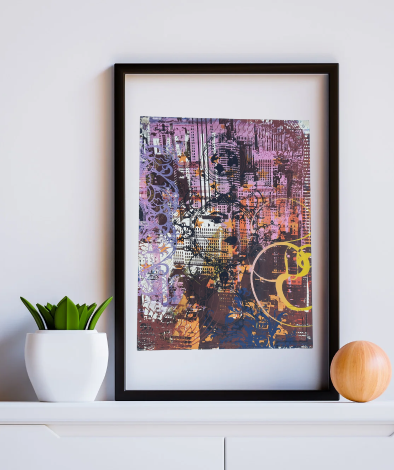 The 'through rose colored glass' 18 x 24" Canvas Print - Gladiator Art & Apparel