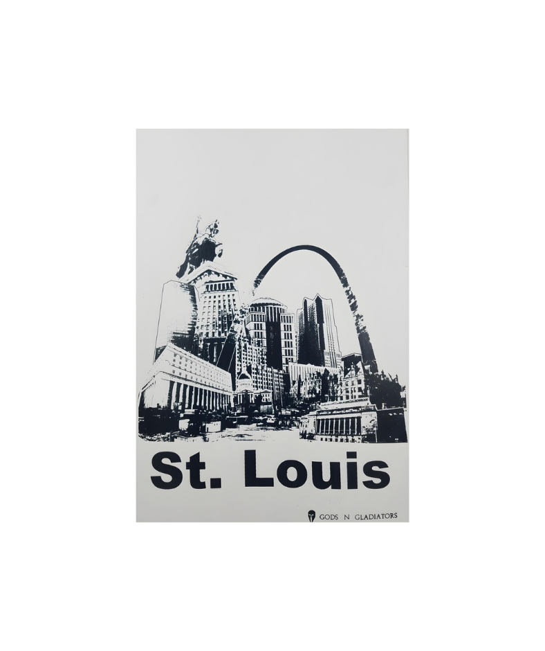 The 'St. Louis' Graphic Print Poster 13" x 19" - Gladiator Art & Apparel