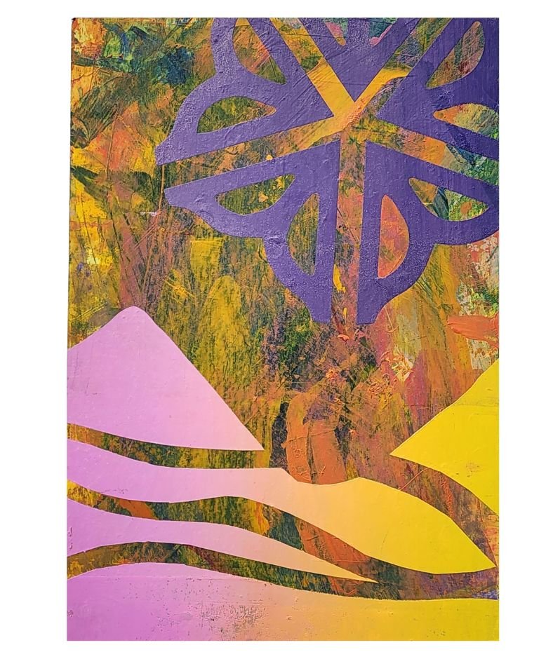 The 'Heng' 13" x 19" Multi-Color, Screen Printed Monoprint Poster - Gladiator Art & Apparel