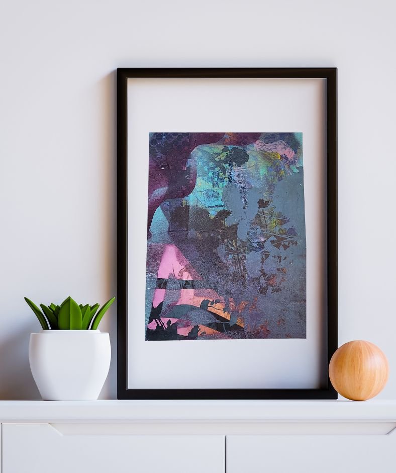 The 'Eagantci' 9x6" Screen Printed Monoprint Poster - Gladiator Art & Apparel