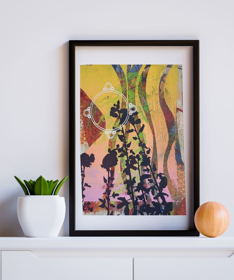 The 'Shakuru' 13" x 19" Multi-Color, Screen Printed Monoprint Poster - Gladiator Art & Apparel