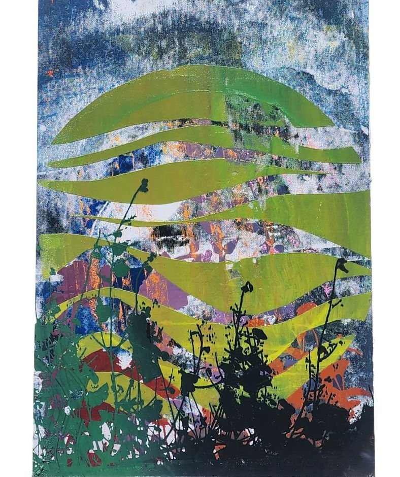 The 'Pamola' 13" x 19" Multi-Color, Screen Printed Monoprint Poster - Gladiator Art & Apparel
