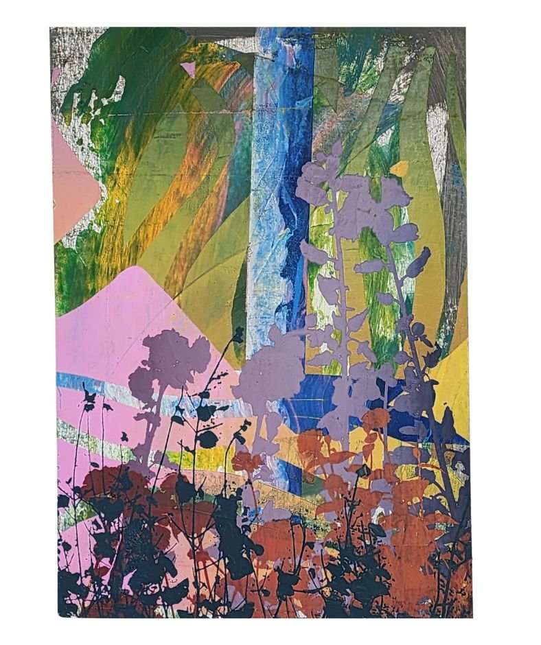 The 'Pah' 13" x 19" Multi-Color, Screen Printed Monoprint Poster - Gladiator Art & Apparel
