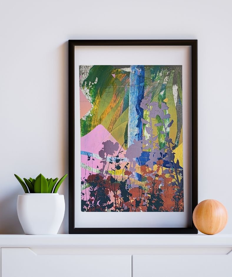 The 'Pah' 13" x 19" Multi-Color, Screen Printed Monoprint Poster - Gladiator Art & Apparel