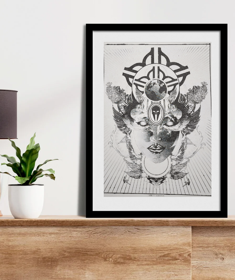 The "Flower City Dreamer" Graphic Print Poster 18" x 24" - Gladiator Art & Apparel
