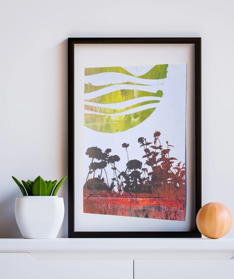 The 'Sedna' 13" x 19" Multi-Color, Screen Printed Monoprint Poster - Gladiator Art & Apparel