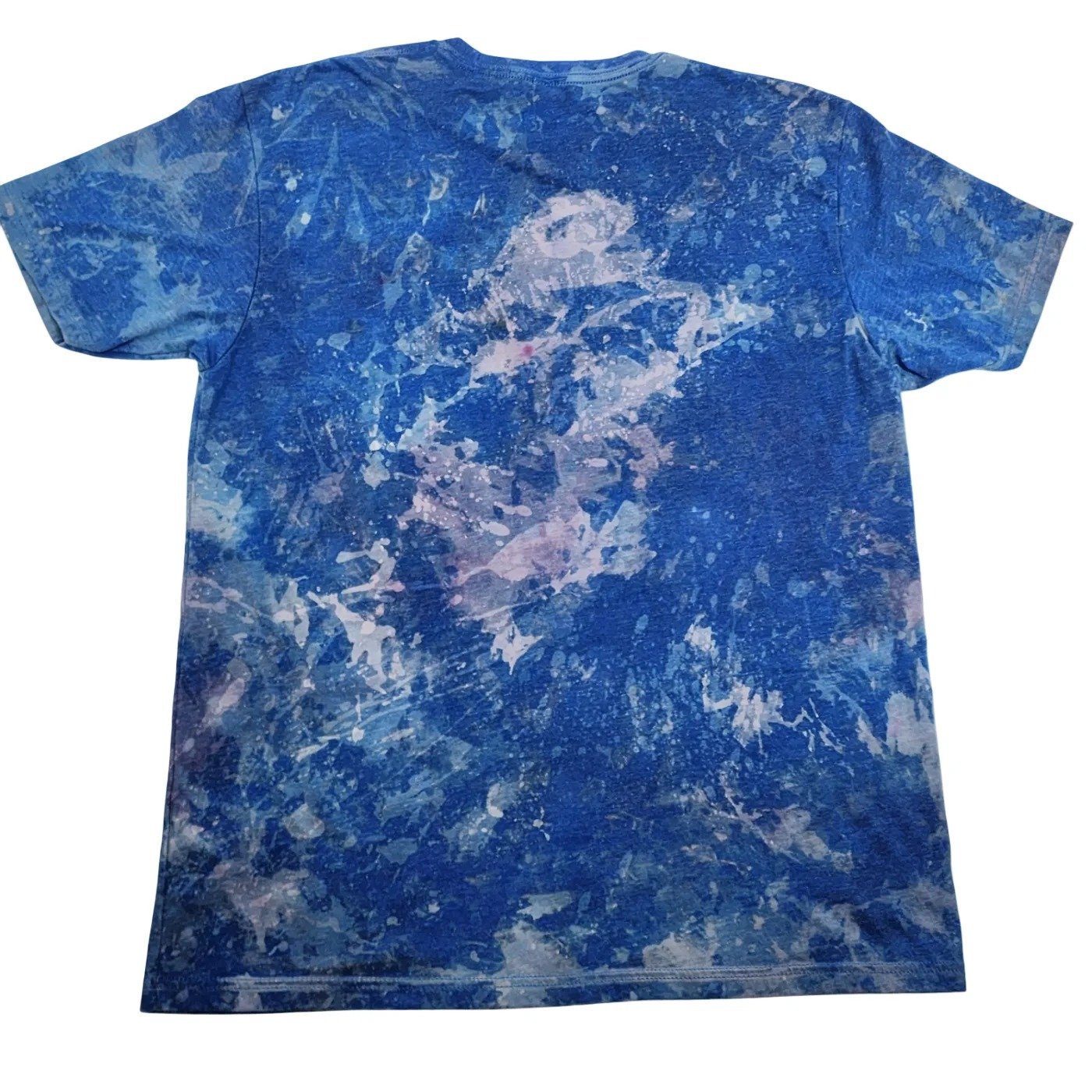 size xl blue multi frederick douglass tie dyed unisex t shirt gladiatpr art and apparel back view.jpeg