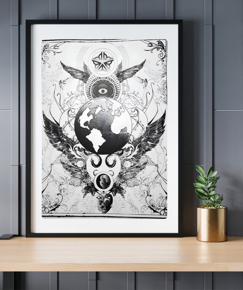 Earth Vibe Graphic Print 18" x 24" Poster